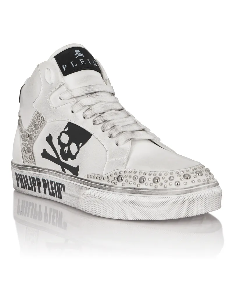 Philipp Plein High-Top-Sneaker Retrokickz Weiß