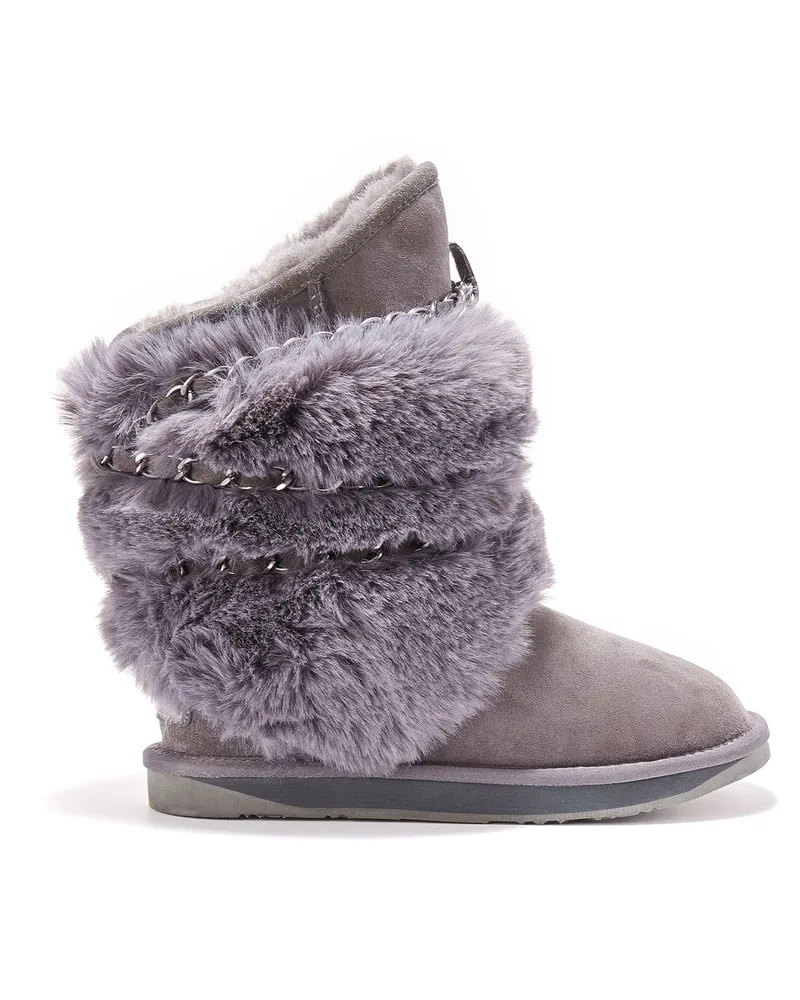 Australia Luxe Kurze, graue Atilla-Stiefel Grau
