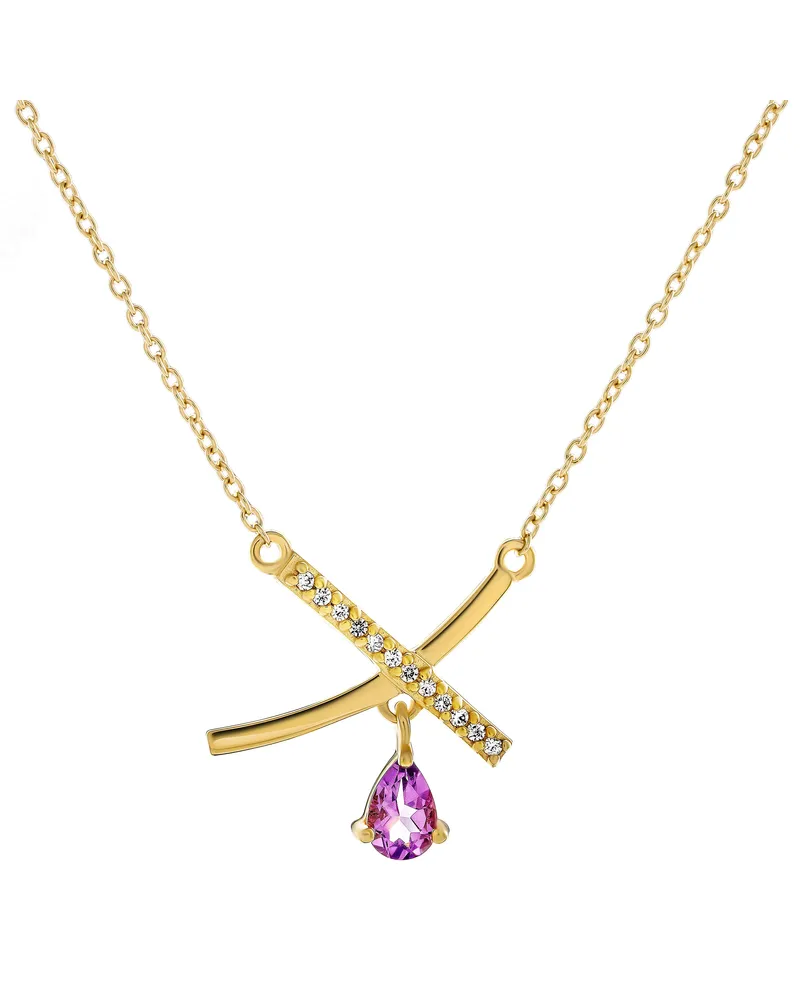 Orphelia Charlotte' Halskette für Damen aus 925er Sterlingsilber – Gold ZK-7580/A Gold
