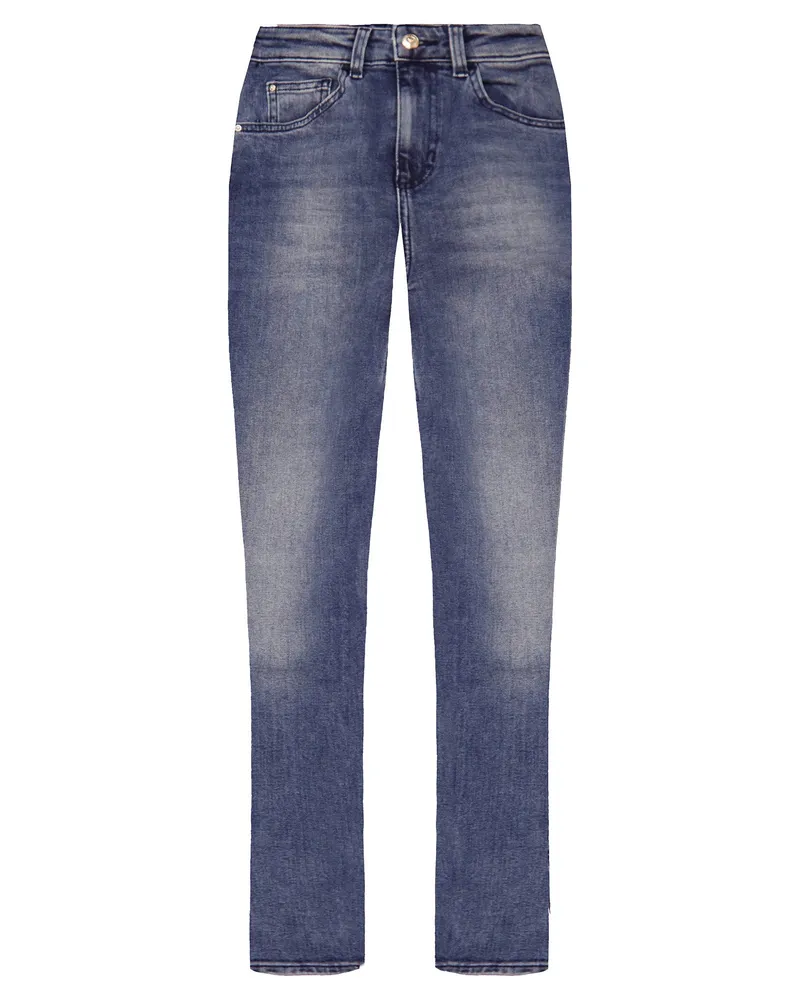 Giorgio Armani Emporio  J29 Regular Fit Hohe Taille Damenjeans Blau