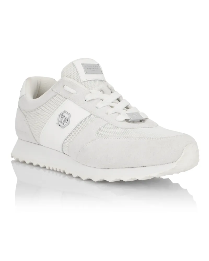 Philipp Plein Portofino Runner Hexagon - Weiß Weiß