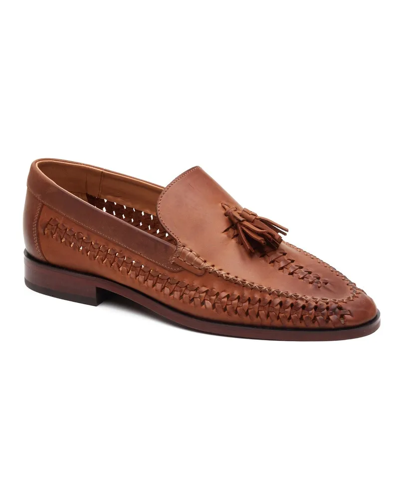 Base London Bracken Loafer Leder Herren Tan Slipper Cognac