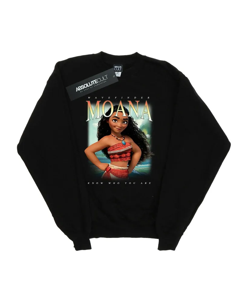 Disney Moana Montage" Sweatshirt für Herren (Schwarz Schwarz
