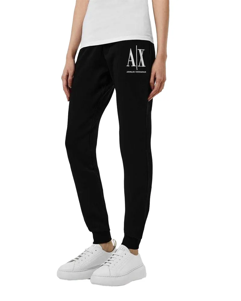 Armani Exchange Jogginghosen für Damen (Schwarz Schwarz