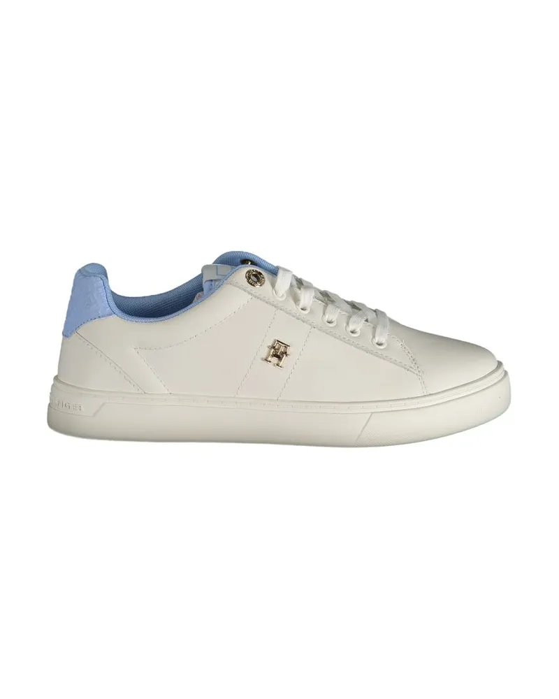Tommy Hilfiger Azzurro Polyurethan Damensneaker Blau