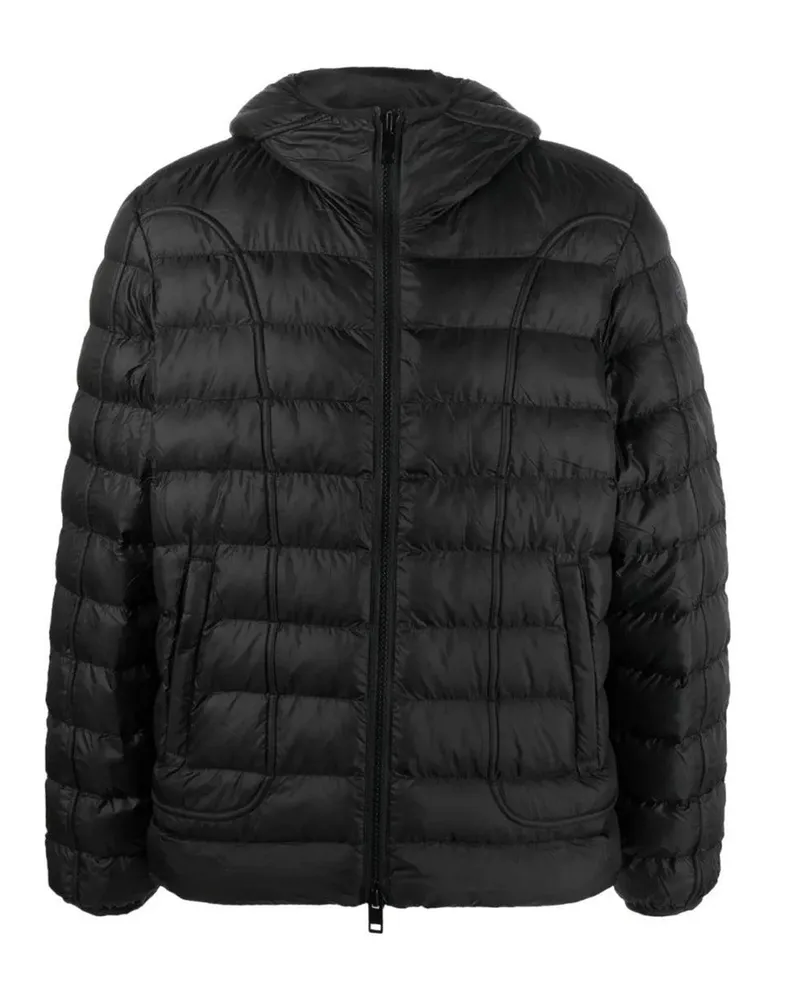 Diesel Jacke für Herren, mit Kapuze (Schwarz Schwarz