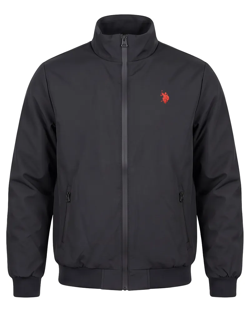U.S. Polo Assn.  Herren Jacke – leichte Übergangsjacke Schwarz