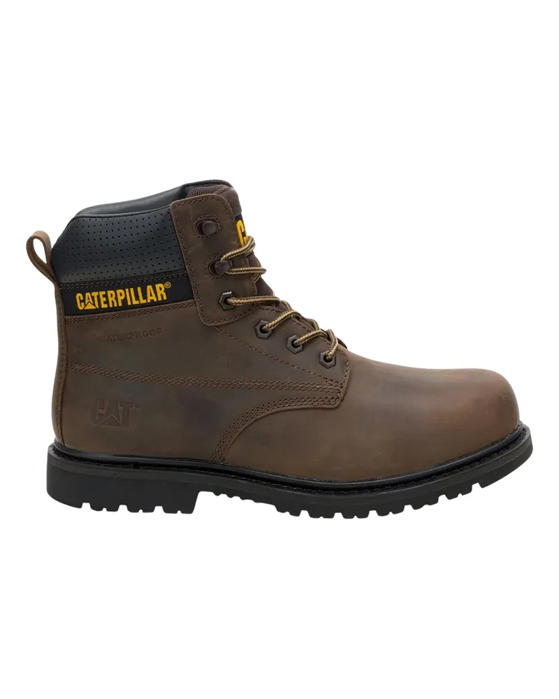 Caterpillar Footwear Silva" Arbeitsschuhe für Herren, Leder, Zum Schnüren (Braun Braun