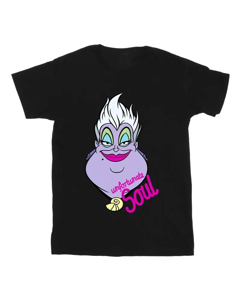 Disney Unfortunate Soul" T-Shirt für Herren (Schwarz Schwarz
