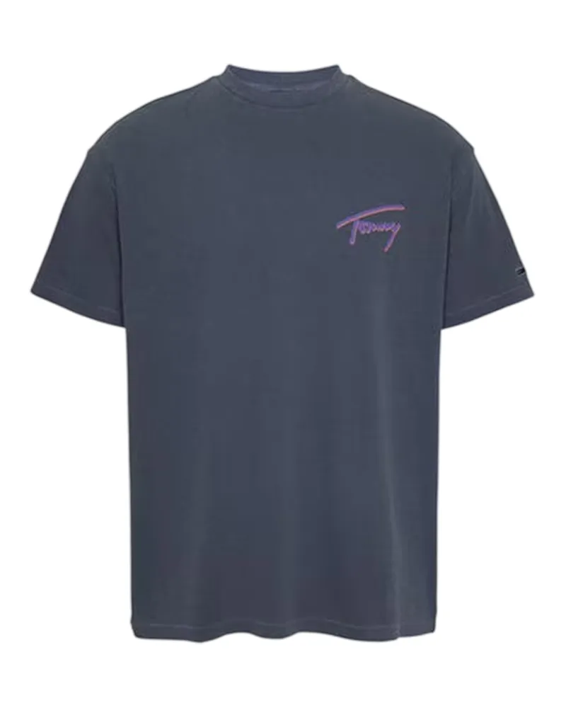 Tommy Hilfiger T-Shirt für Herren, leger (Dunkel-Marineblau Marineblau