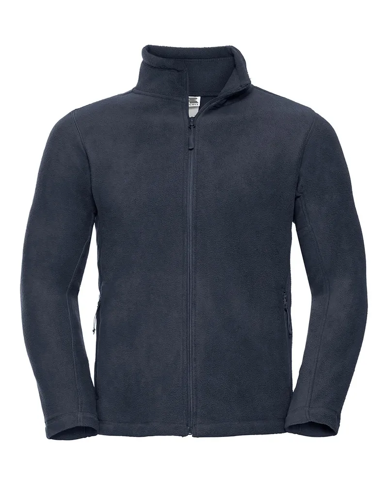 Russell Athletic Russell Mens Full Zip Outdoor Fleece Jacke (French Navy Marineblau