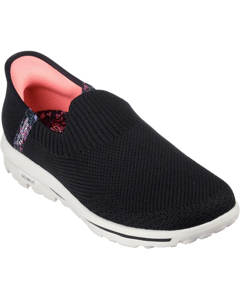 Skechers GO WALK Travel Tahiti-Sonnenuntergang-Schuh Schwarz