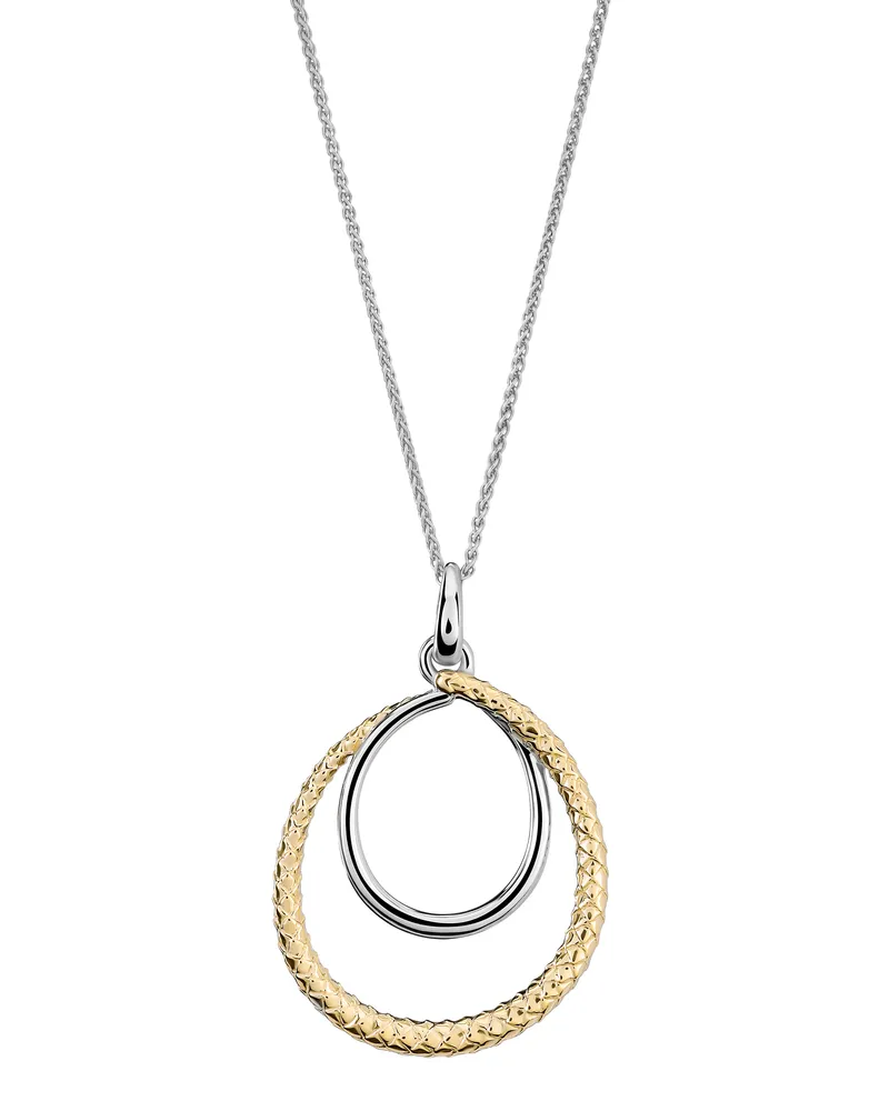 Orphelia Bastien' Damenkette mit Anhänger aus 925er Sterlingsilber – Silber/Gold ZH-7499 Silber