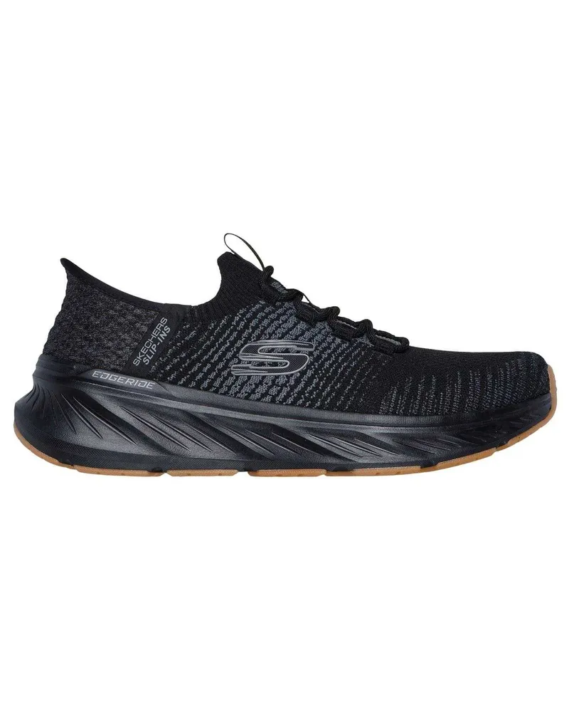 Skechers Sneaker für Herren, Jerseyware, Zum Reinschlüpfen (Schwarz Schwarz