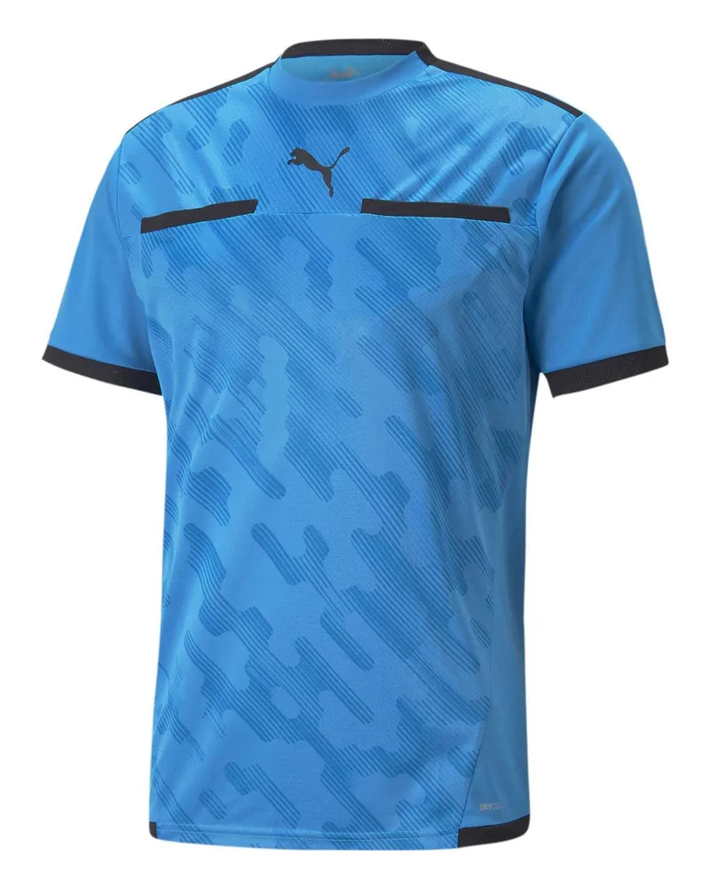 Puma TeamLIGA" Schiedsrichtertrikot für Herren (Azure Blau/Schwarz Blau