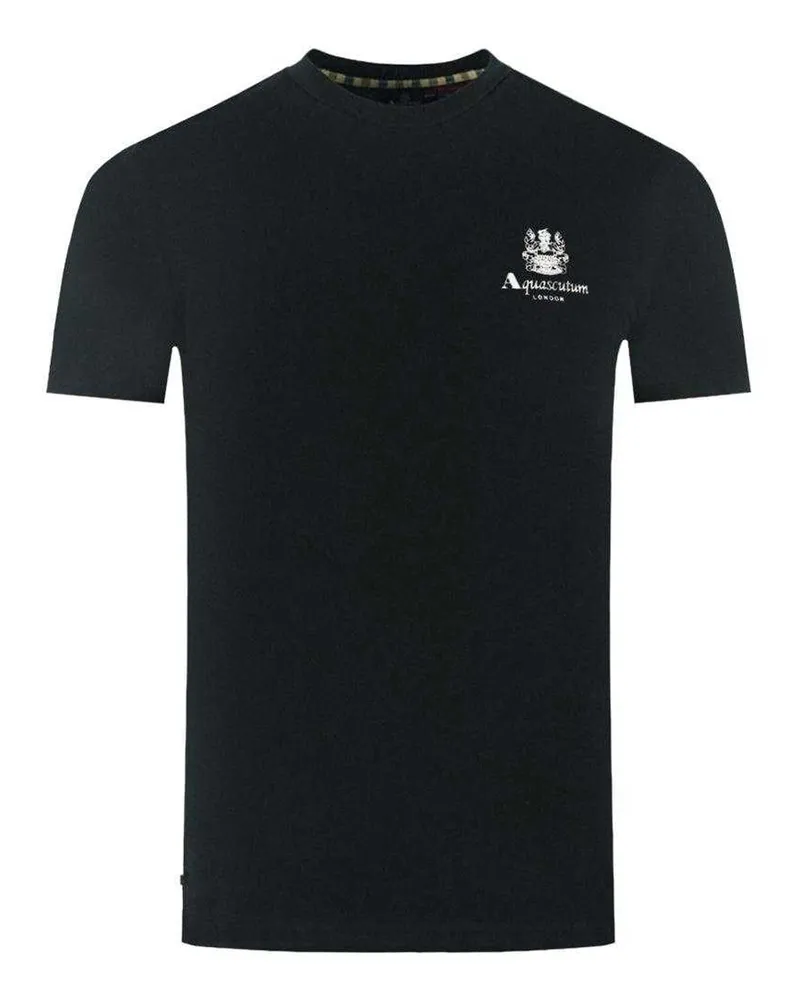 Aquascutum London Aldis" T-Shirt für Herren (Schwarz Schwarz
