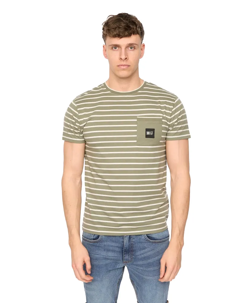 Duck and Cover Danversity" T-Shirt für Herren (Oliv Oliv