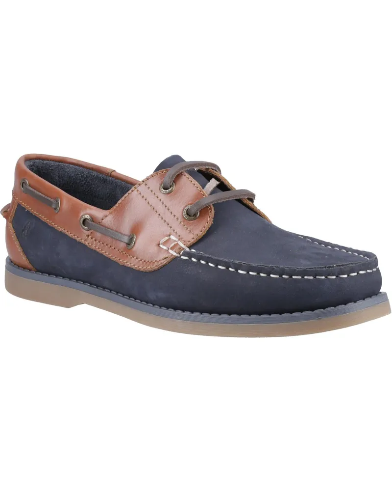 Hush Puppies Wilson Bootsschuhe aus Leder, Herren - Marineblau Marineblau