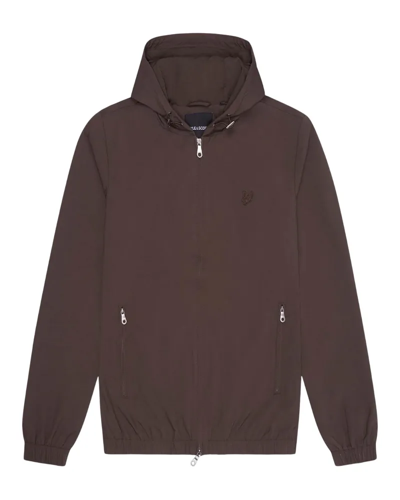 Lyle & Scott Bomberjacke für Herren, mit Kapuze (Grün Grün