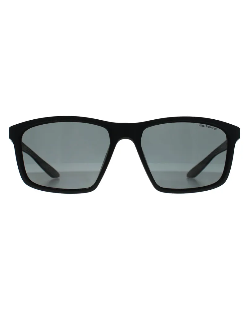 Nike Rectangle Unisex Matte Black Dark Grey Polarized Valiant P FJ2001 Schwarz
