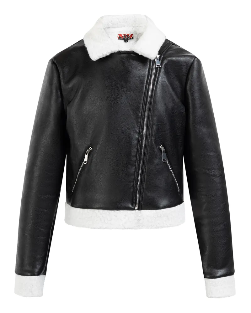 My Mo Jacke Damen schwarz Schwarz