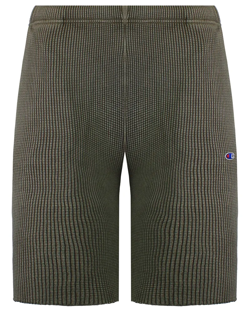 Champion Waffle Herren Shorts Grün Grün