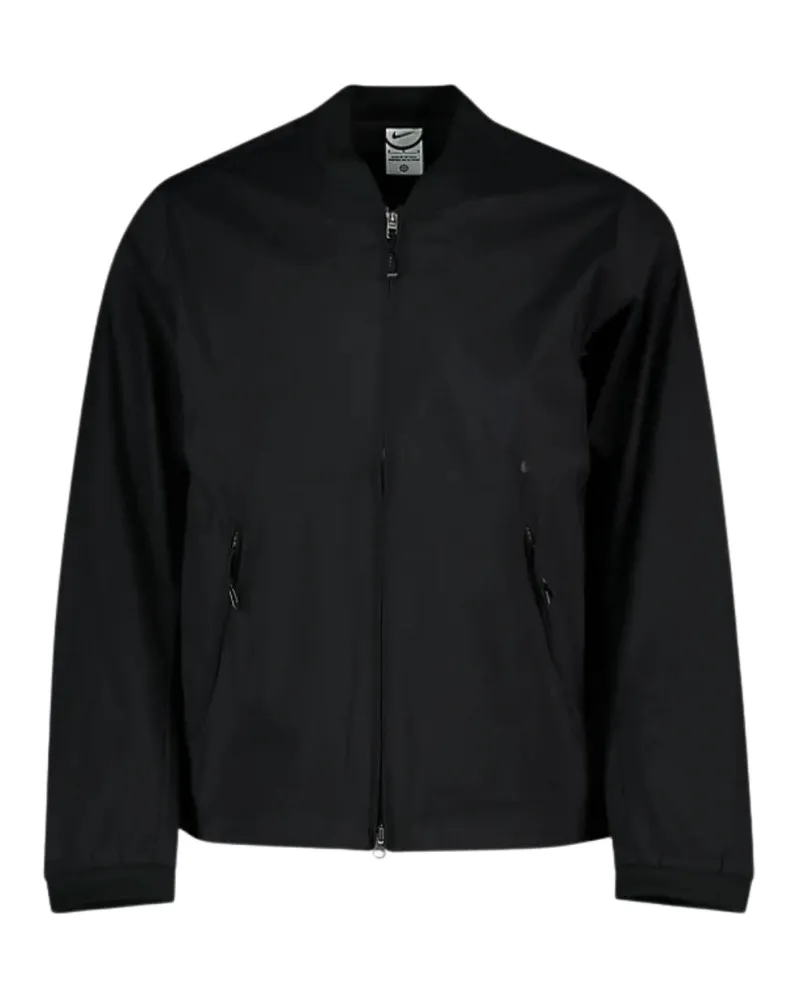 Nike schlichte schwarze Trainingsjacke Schwarz