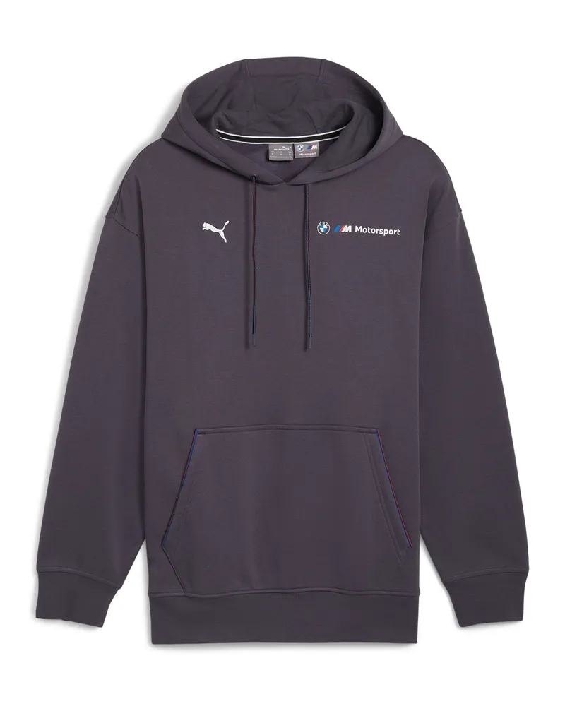 Puma Bmw Mms Ess Hoodie Fleece Sweatshirt Grau