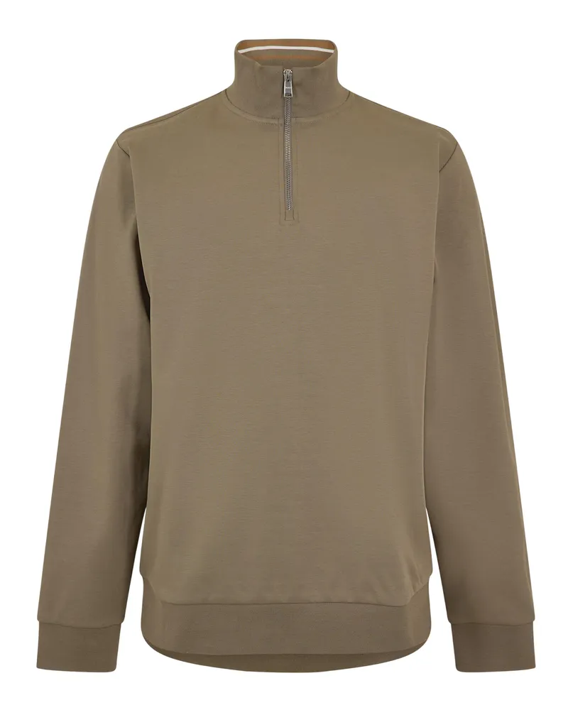 HUGO BOSS Stimmann" Fleece-Oberteil für Herren (Braun Braun