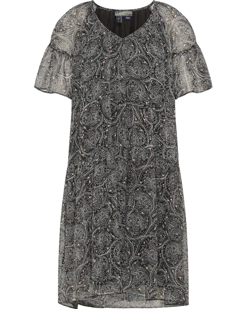 DreiMaster Kleid Damen Schwarz Mehrfarbig Schwarz