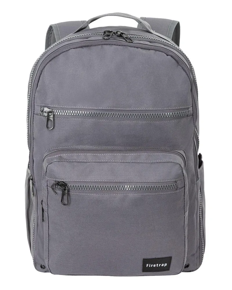 Firetrap City" Rucksack, Logo, Polyester (Grau Grau