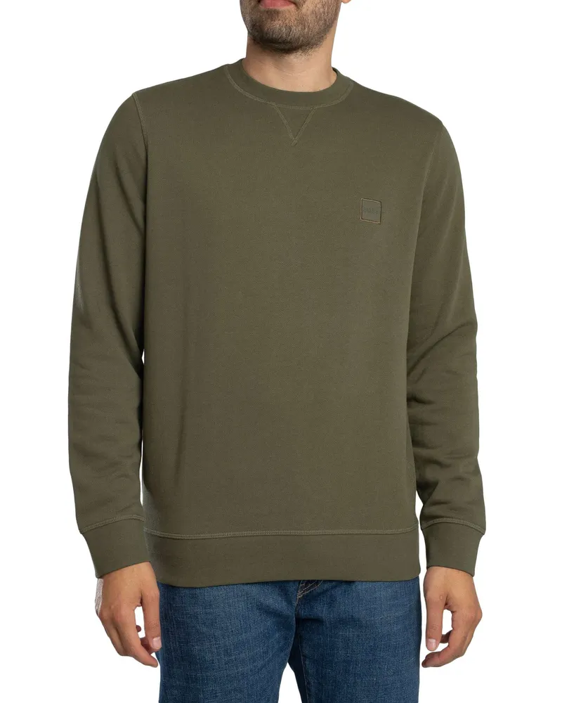 HUGO BOSS Westart Sweatshirt - Grün Grün