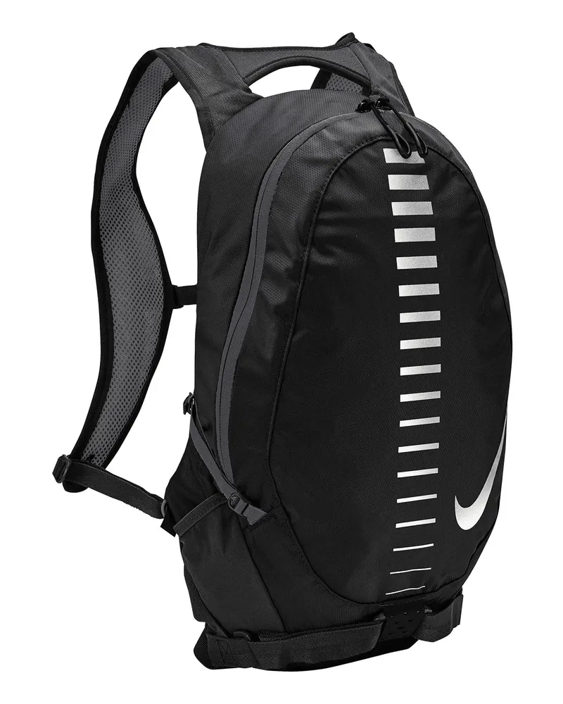 Nike Run Pendlerrucksack (Schwarz/Silber Schwarz