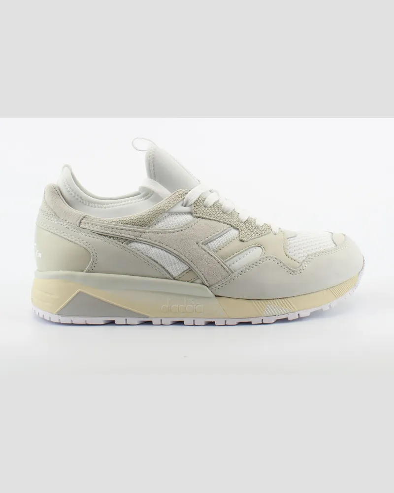 Diadora N9002 Socken Herren Weiß/Beige Turnschuhe Weiß