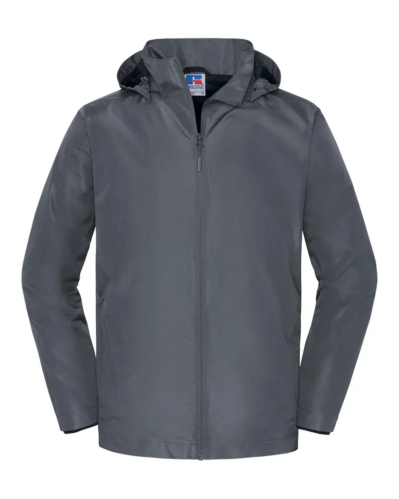 Russell Athletic Russell - "Essential" Shelljacke für Herren, Allwetter (Eisen Grau