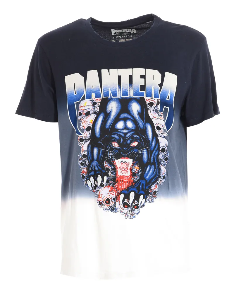 Eleven Paris Kurzarm-T-Shirt mit Rundhalsausschnitt für Frauen 17S1TS269 Schwarz