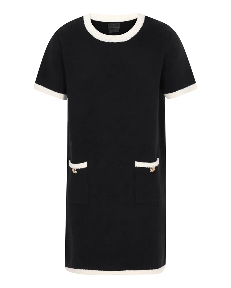 DreiMaster Kleid Frauen schwarz/offwhite Schwarz