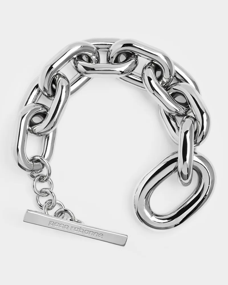 Paco Rabanne Xl Link Brac Bracelet -  - Silver - Metal Silber