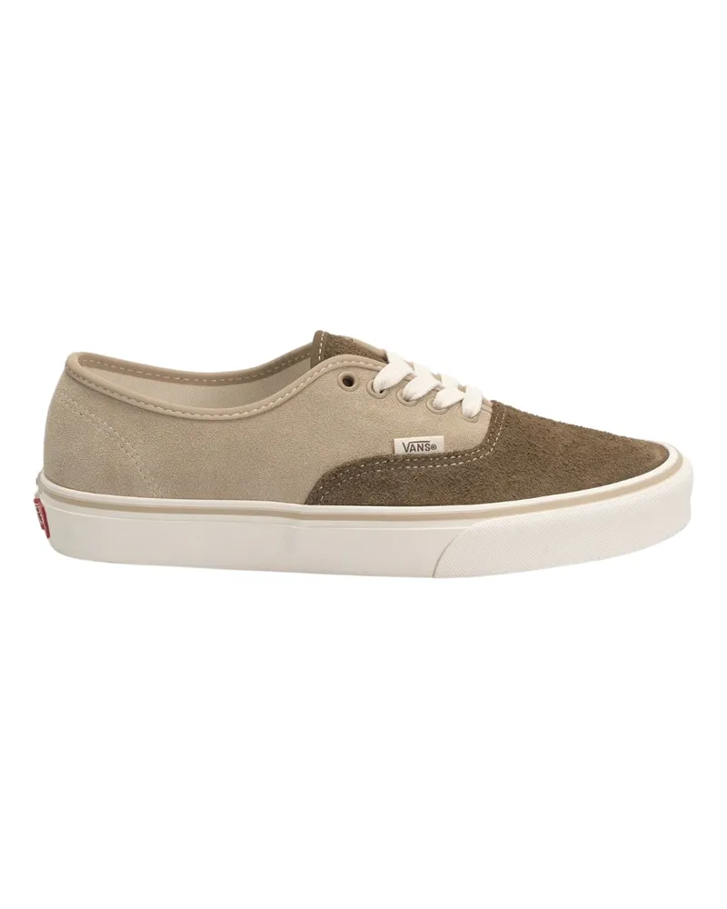 Vans Authentic Braun-beige Sneaker Silber