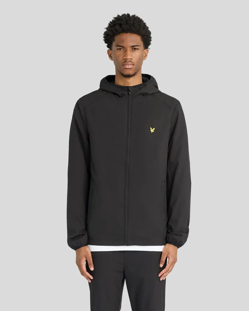 Lyle & Scott Active Windbreaker-Jacke Schwarz