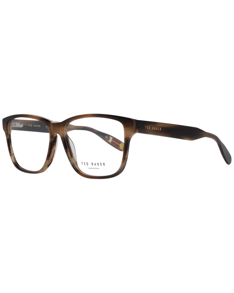 Ted Baker Square Herren Braun Horn Beige Brille Braun