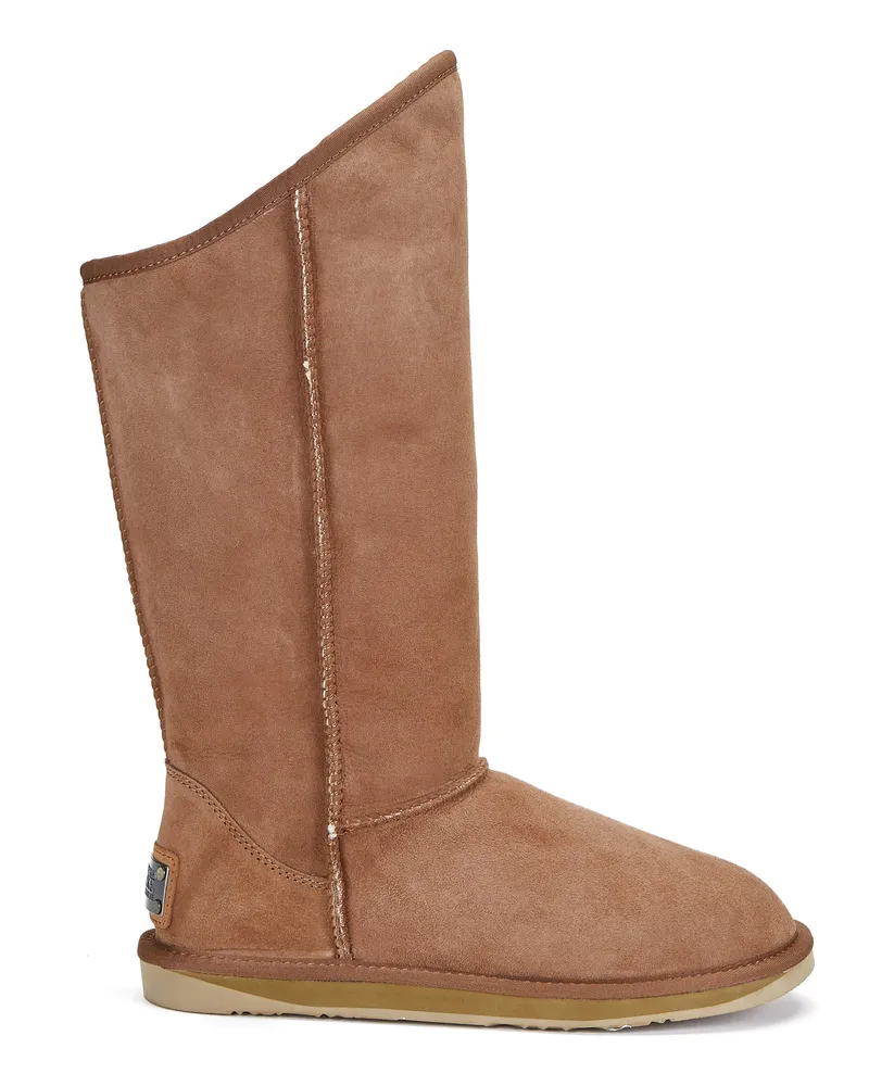 Australia Luxe Australia Luxe – Gemütliche hohe Stiefel in Kastanienbraun Beige