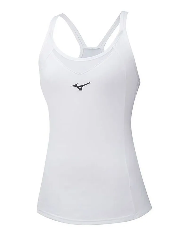 Mizuno Drylit Womens White Tank Top Weiß