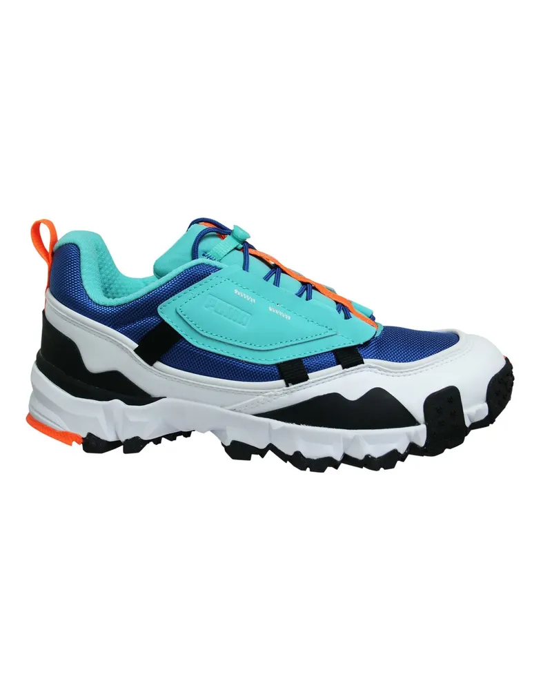 Puma Trailfox Overland Blue Turquoise niedrige Schnüren -Herren -Trainer 369824 02 Blau