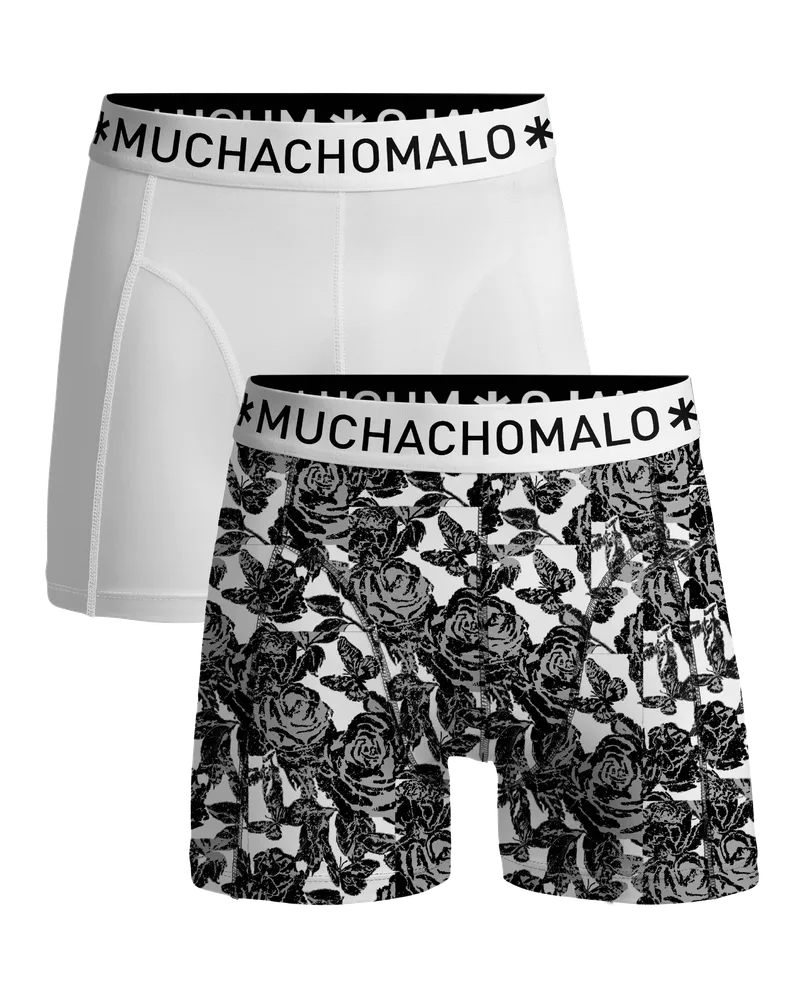 Muchachomalo Herren Boxershorts – 2er-Pack – Herren Unterhosen Mehrfarbig