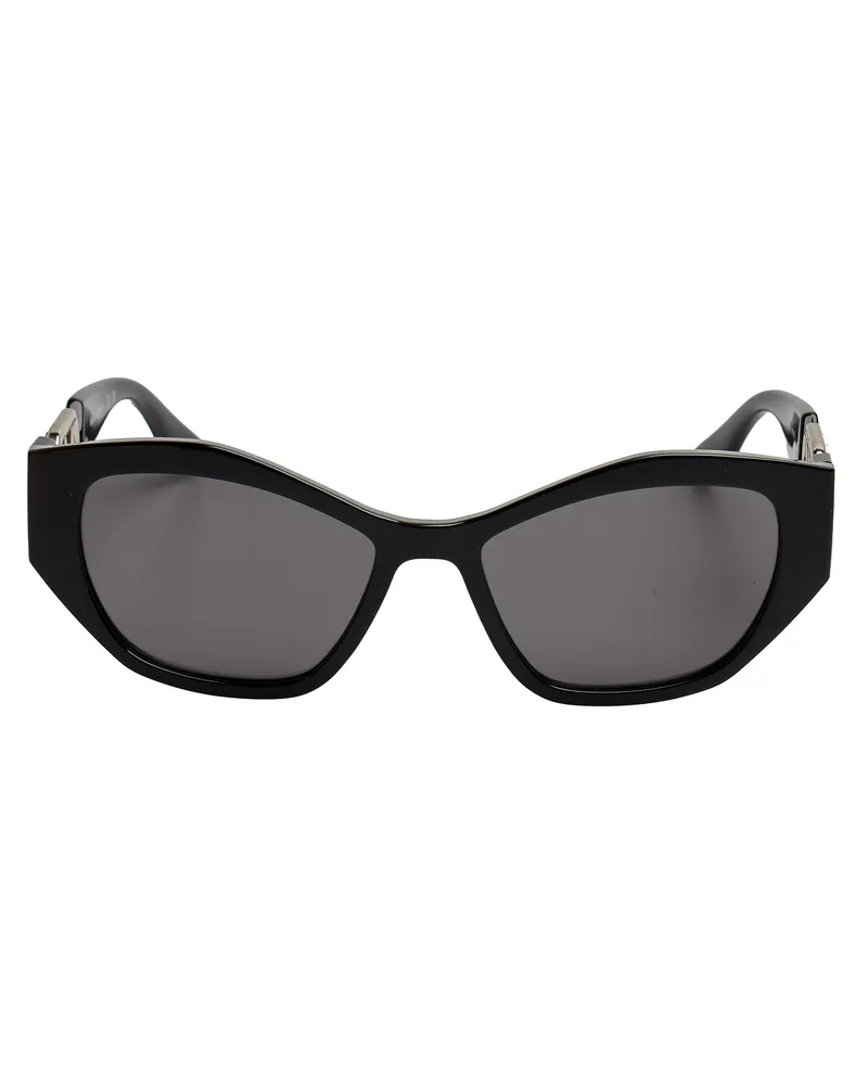 Karl Lagerfeld Katzenaugen-Sonnenbrille mit Metalldetail KL6069S - Schwarz Schwarz