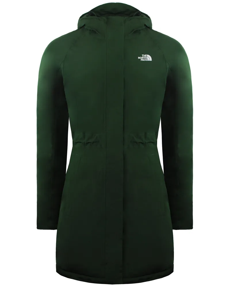 The North Face Wiederverwertete Brooklyn Damen Grün Parka Jacke Grün