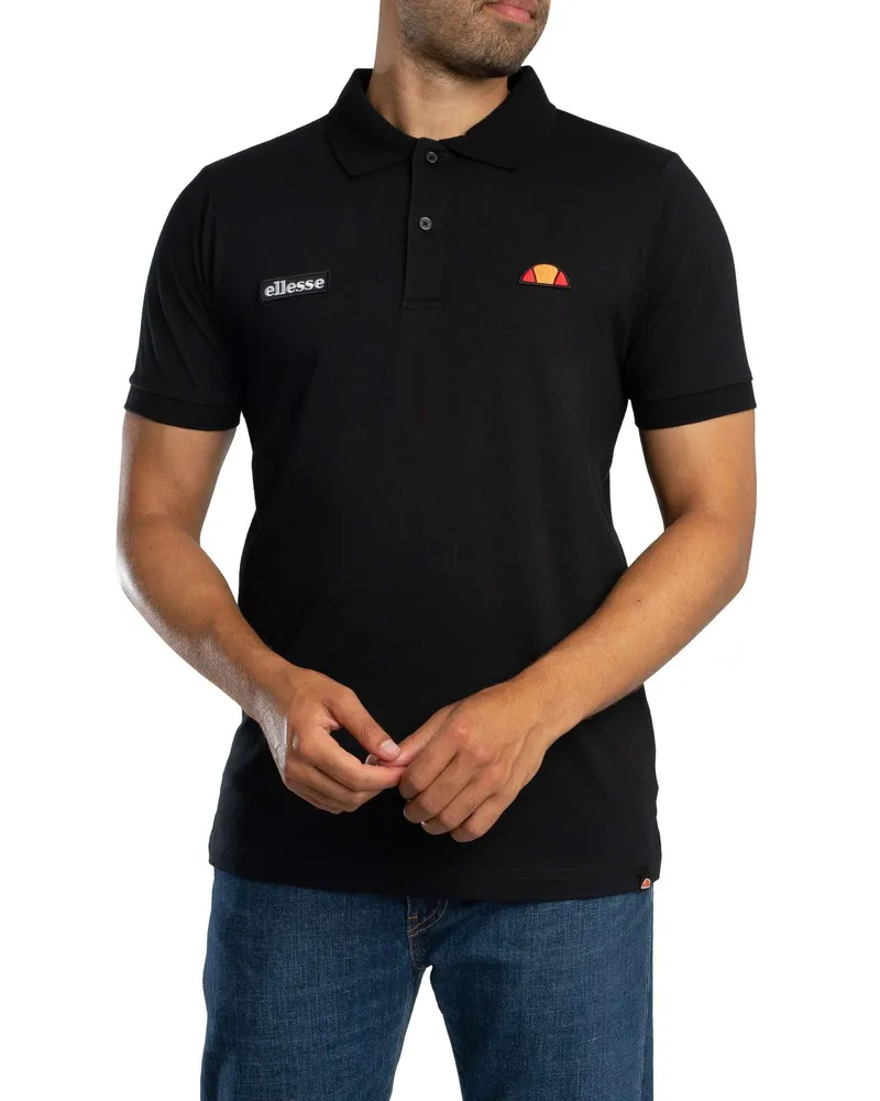 Ellesse Lessepsia Poloshirt, Schwarz Schwarz
