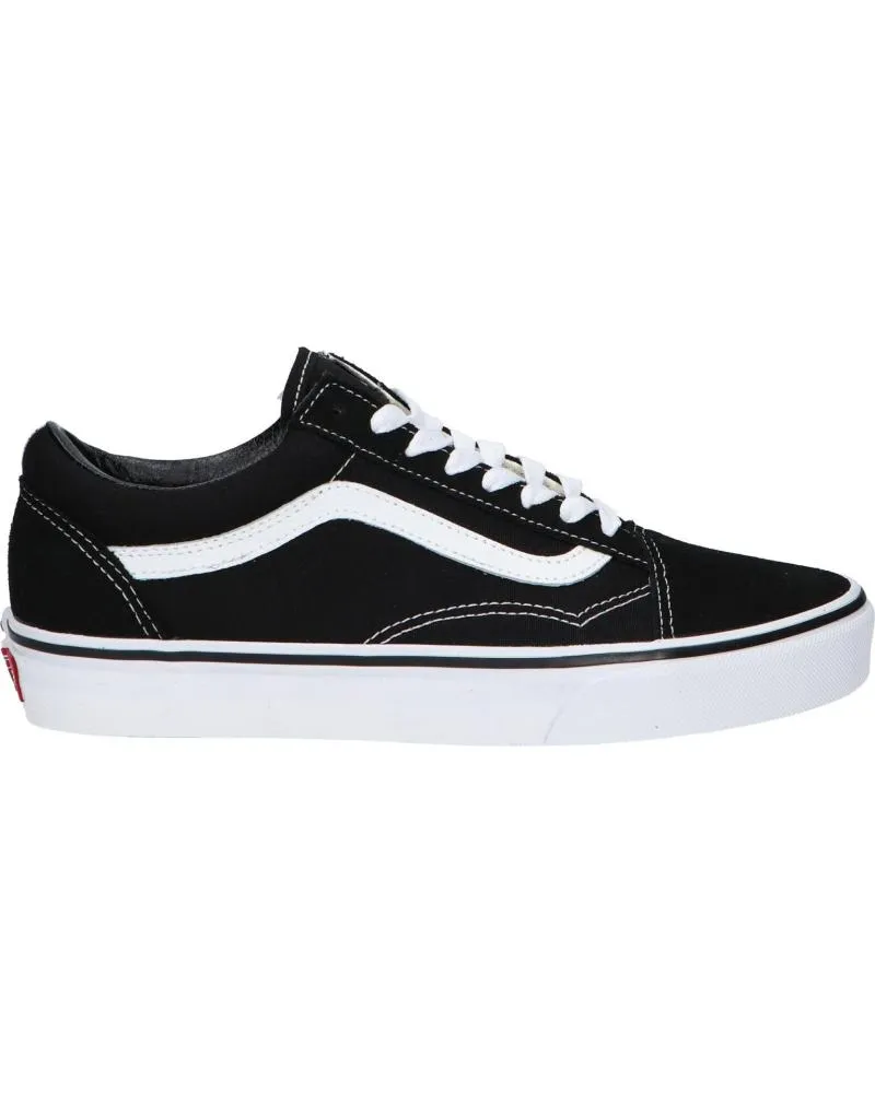 Vans Turnschuhe für Unisex  off the wall in schwarz Schwarz