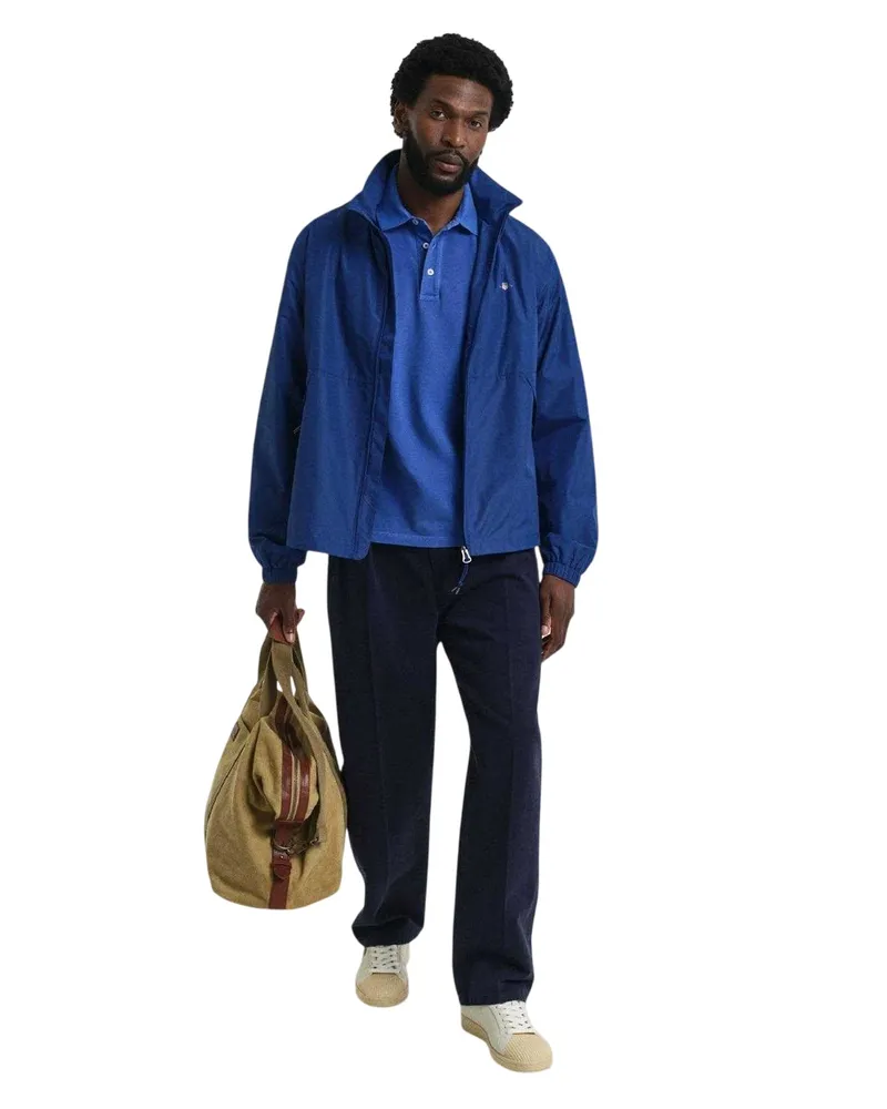 Gant Poloshirt für Herren, Sonne Verblasst, Piqué (Blau Blau
